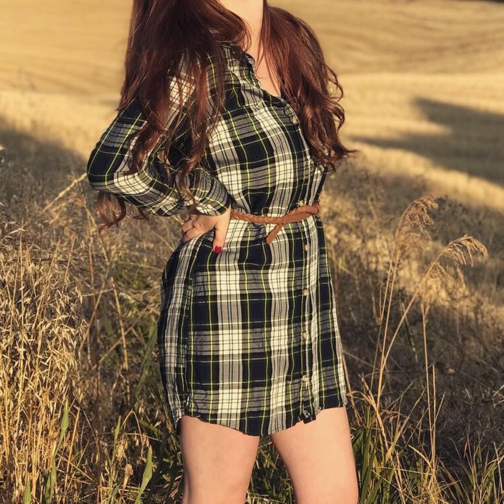 Plaid dress
